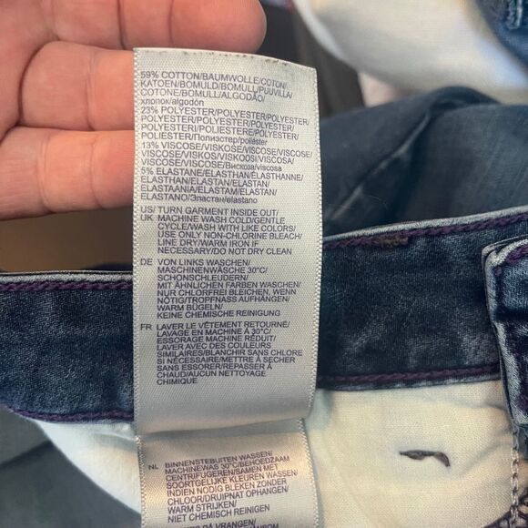 NYDJ Clarissa Ankle Jeans Dark Wash Sz 6 - Picture 7 of 9